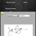 Capture customer signatures